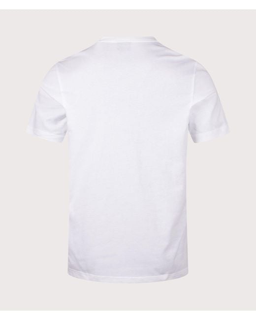 Paul Smith White Regular Fit Ps Repeat T-Shirt for men
