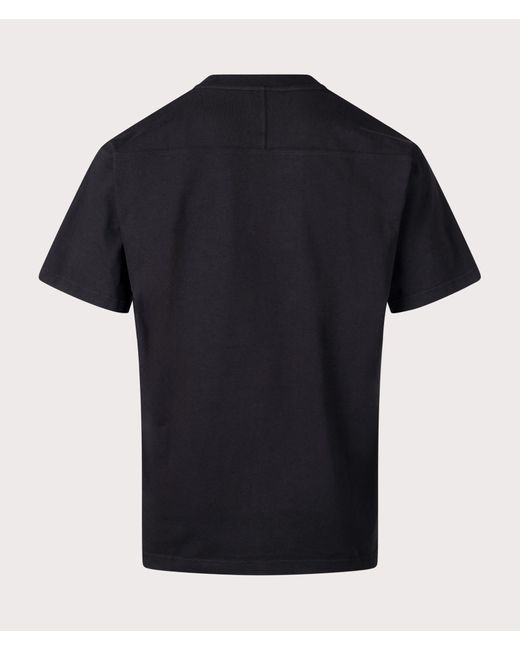 Norse Projects Black Oversized Simon Heavyweight N Patch T-Shirt for men