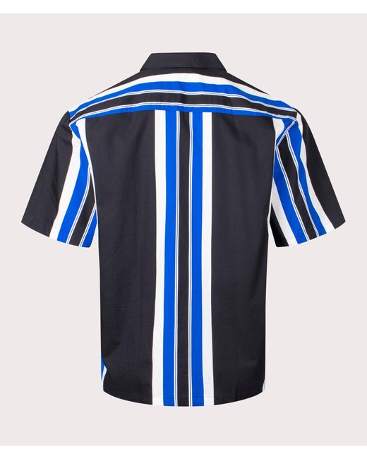 HUGO Blue Short Sleeve Eligino Shirt for men