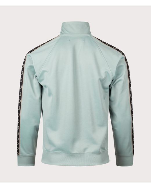Fred Perry Blue Contrast Tape Track Jacket for men