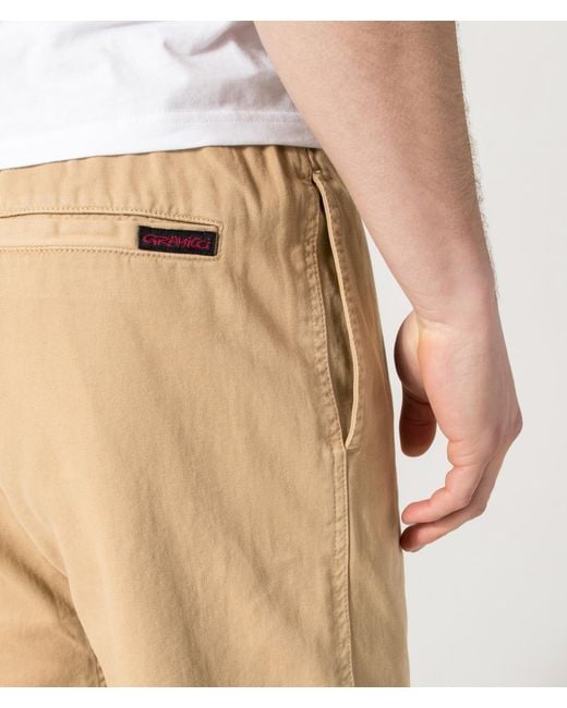 Gramicci White Relaxed Fit G Pants for men