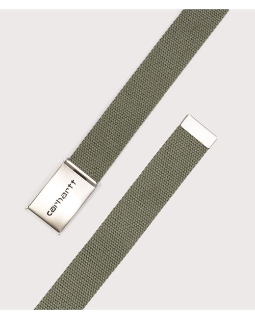 Carhartt Metallic Chrome Clip Belt for men