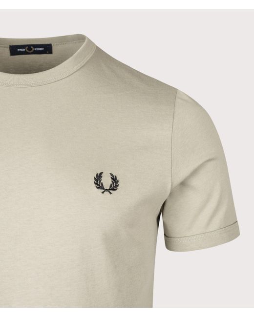Fred Perry Natural Regular Fit Ringer T-Shirt for men