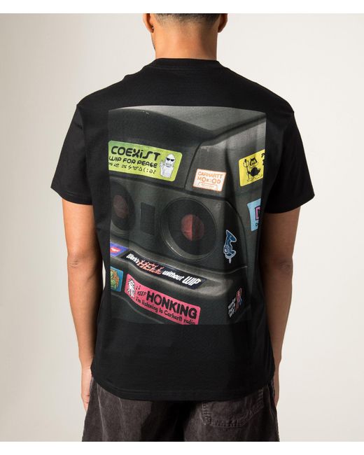 Carhartt Black Loose Fit Bumper Car T-Shirt for men