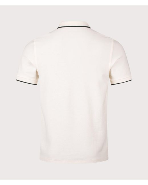 Fred Perry Natural Regular Fit Crepe Piqué Polo Shirt for men