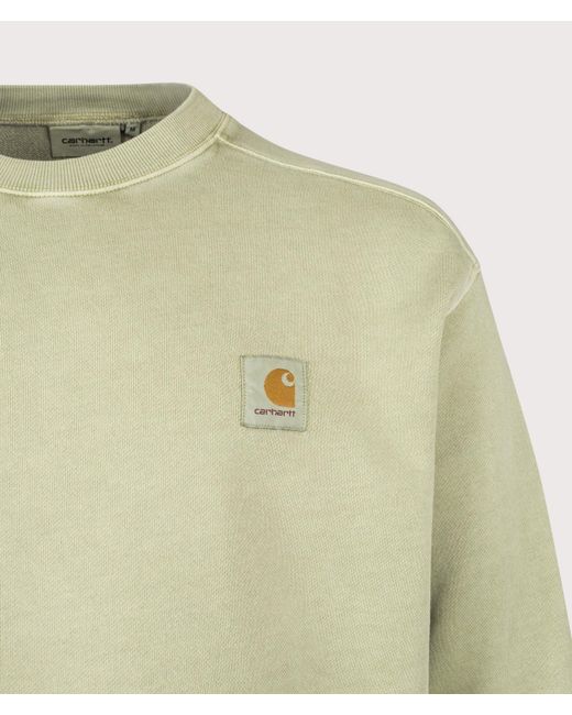Carhartt Green Balloon Fit Nelson Sweatshirt (Fits Big To Size) for men