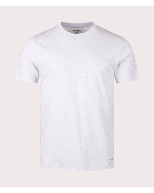 Carhartt White Regular Fit 2 Pack Crew Neck T-Shirt for men