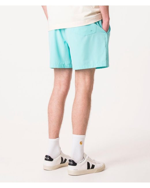 Polo Ralph Lauren Green Regular Fit Traveler Mid Trunks for men