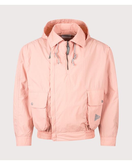 And Wander Pink Water Repellent Light Jacket 2 for men