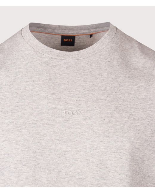 Boss White Regular Fit Tchup T-Shirt for men