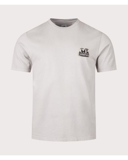 C P Company Gray 24/1 Jersey Artisinal British Sailor T-shirt for men