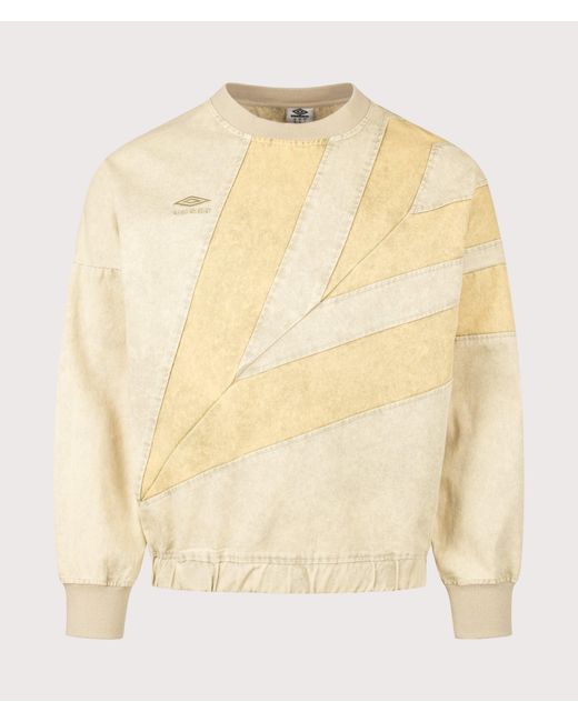 Umbro Natural Relaxed Fit Washed Diamond Drill Sweatshirt for men