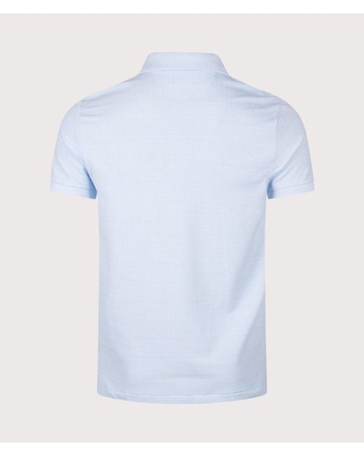 Polo Ralph Lauren Blue Custom Slim Fit Stretch Mesh Polo Shirt for men