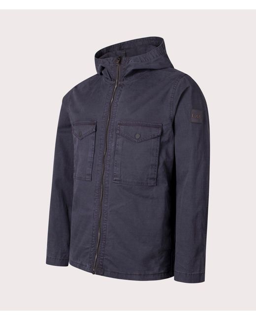 Boss Blue Loghy Overshirt for men