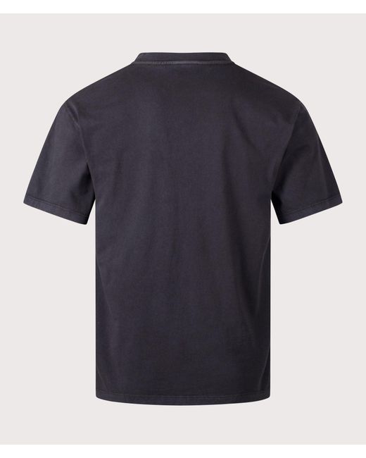 Aries Blue Faded Gothic J'Adoro T-Shirt for men