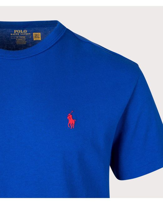Polo Ralph Lauren Blue Classic Relaxed Fit Jersey T-shirt for men