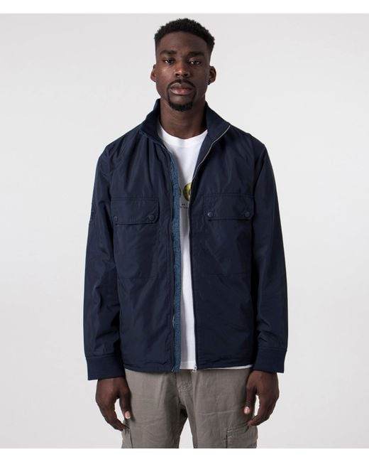 Pretty Green Munich Jacket in Blue for Men Lyst UK