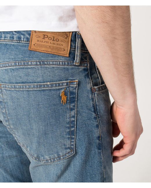 Polo Ralph Lauren Blue Parkside Tapered Jeans for men