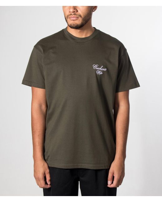 Carhartt Green Loose Fit Gracious T-Shirt for men