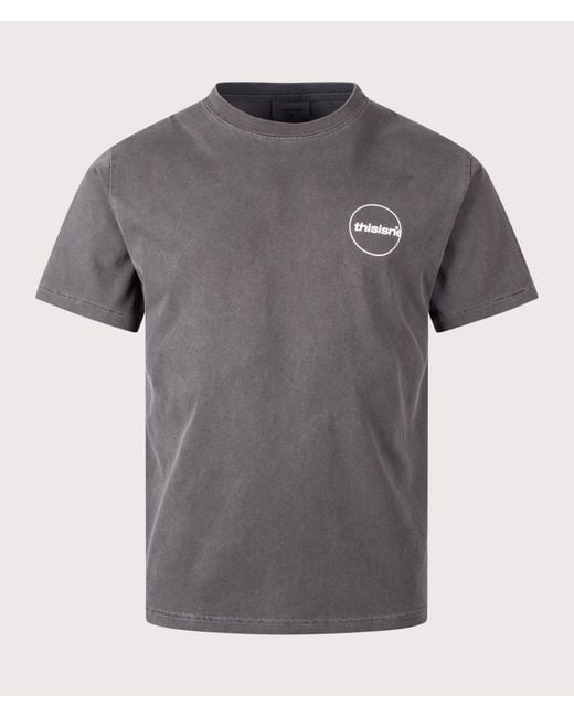 Thisisneverthat Gray C-Logo T-Shirt for men