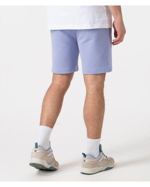 Ma Strum Blue Core Sweat Shorts for men