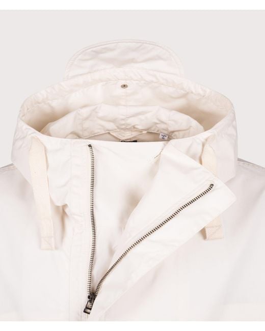 Nanamica Natural Oversized Hooded Deck Jacket for men