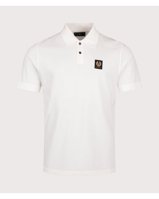 Belstaff White Regular Fit Polo Shirt for men