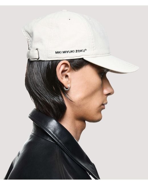 MKI Miyuki-Zoku Black 6 Panel Cap for men