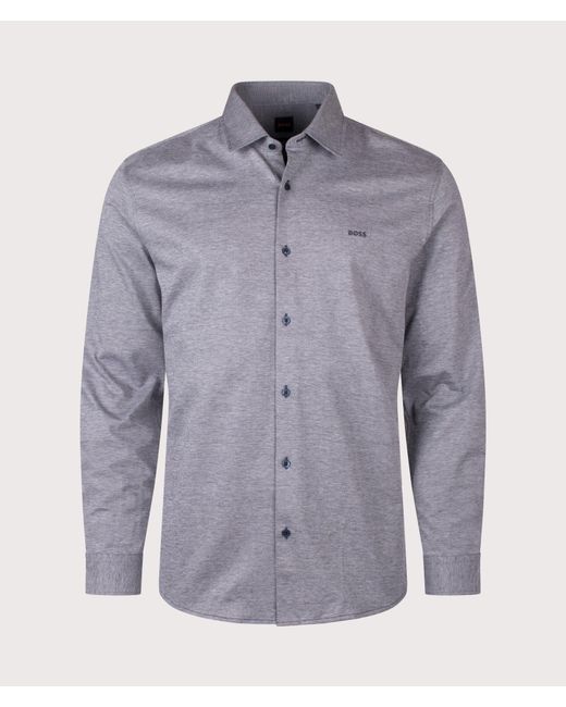 Boss Blue Slim Fit Mysoft 2 M Shirt for men