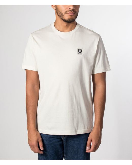 Belstaff Natural Regular Fit T-Shirt for men