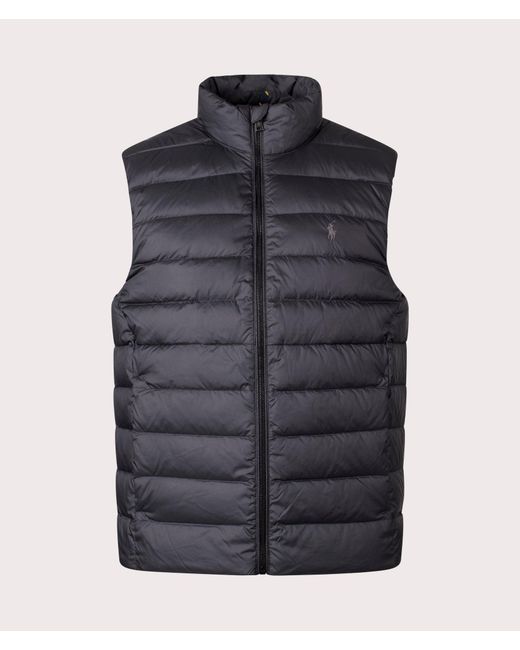Polo Ralph Lauren Blue Colden Packable Matte Vest for men