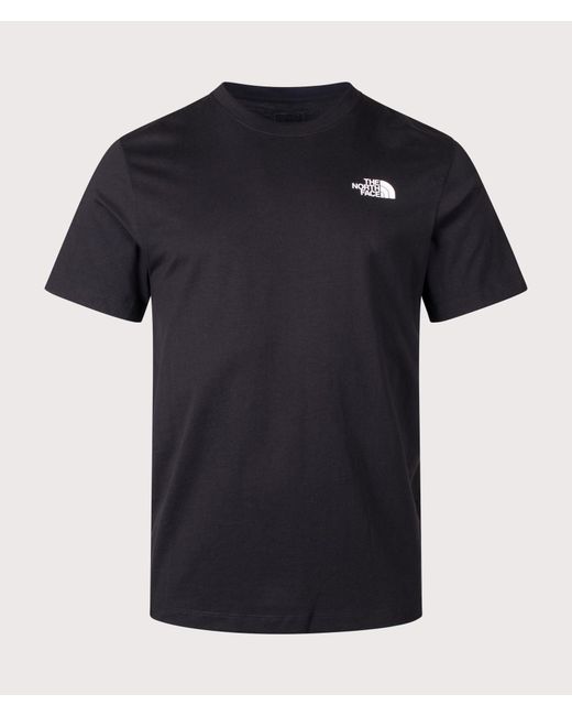 The North Face Black Regular Fit Nse Box Celebration T-Shirt for men