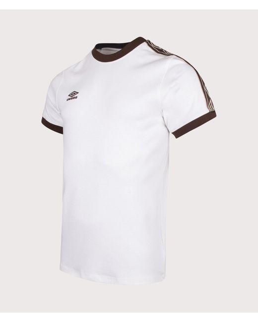 Umbro White Taped T-Shirt for men