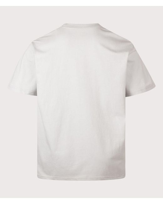 Carhartt White Loose Fit Bumper Stickers T-Shirt for men