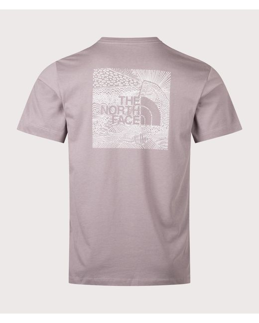 The North Face Pink Regular Fit Nse Box Celebration T-Shirt for men