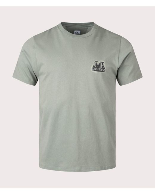 C P Company Gray British Sailor Back Print T-shirt for men
