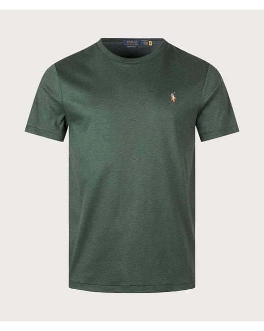 Polo Ralph Lauren Green Custom Slim Fit Pima T-Shirt for men