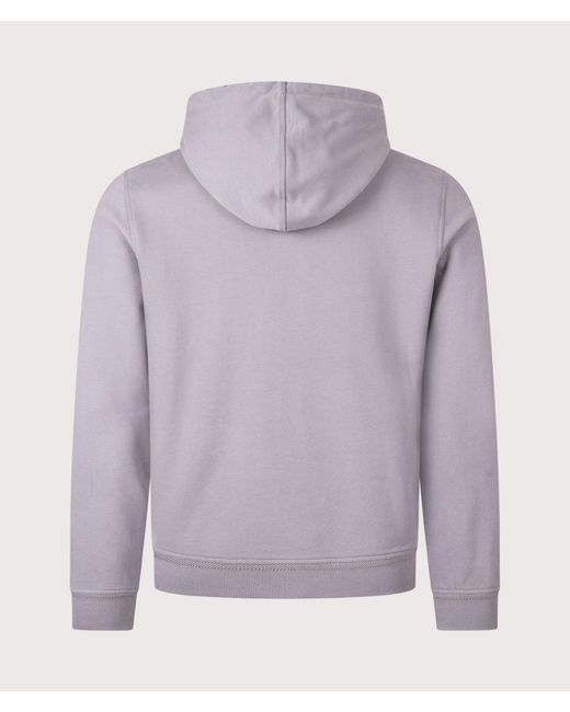 Belstaff Purple Reg Fit Full Zip Hoodie for men