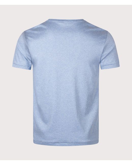 Polo Ralph Lauren Blue Custom Slim Fit Pima T-Shirt for men