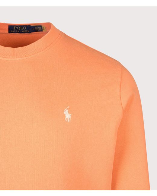 Polo Ralph Lauren Orange Regular Fit Loopback Terry Sweatshirt for men
