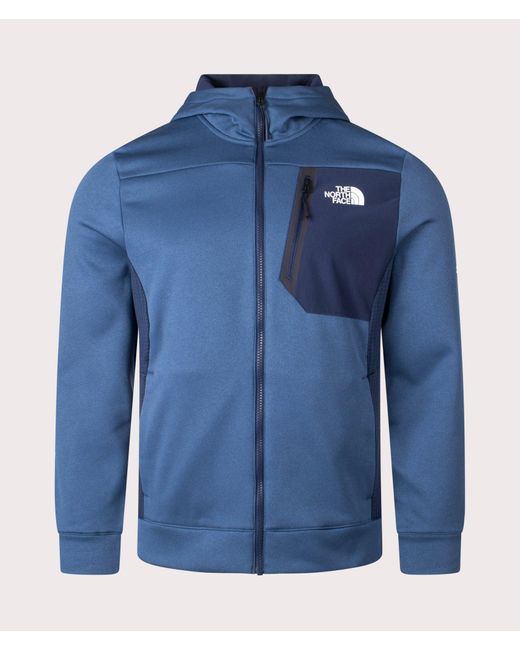 The North Face Blue Mountain Athletic Full Zip Fleece Hoodie for men
