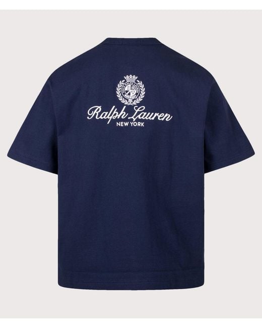 Polo Ralph Lauren Blue Relaxed Fit 10/1 Jersey T-Shirt for men