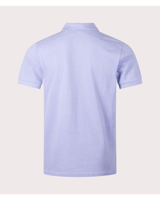 Ma Strum Blue Pique Polo Shirt for men