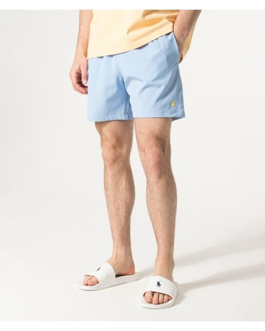 Polo Ralph Lauren Blue Regular Fit Classic Swim Trunks for men