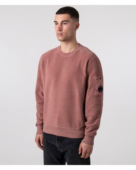 Cp company sweatshirt pink new arrivals