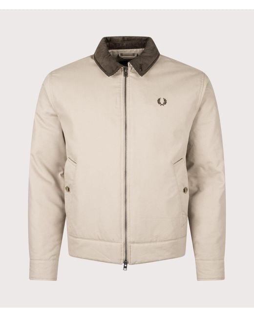 Fred Perry Natural The Caban Jacket for men