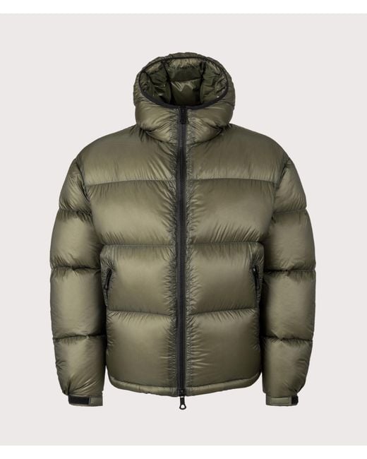MKI Miyuki-Zoku Green Translucent Hooded Bubble Jacket for men