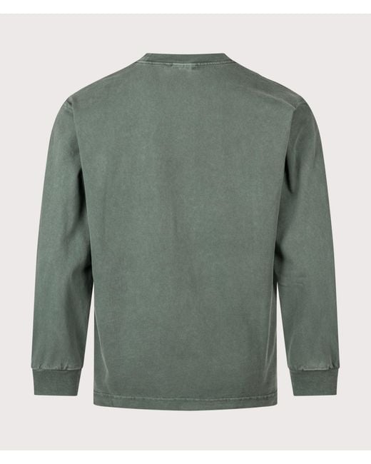 Carhartt Green Loose Fit Vista Long Sleeve T-Shirt for men