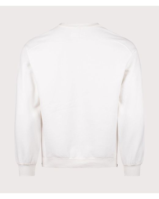 Universal Works White Billy Sweatshirt for men