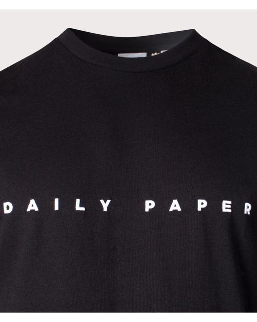 Daily Paper Black Alias T-shirt for men